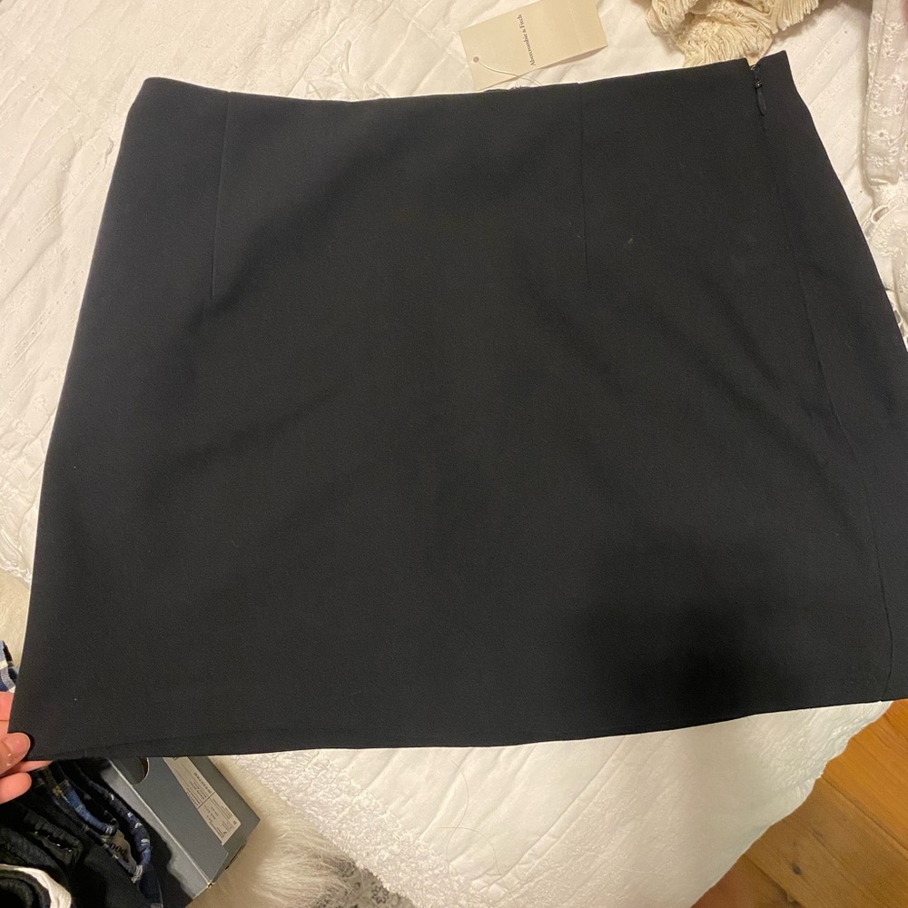 Abercrombie & Fitch black mini skort.
